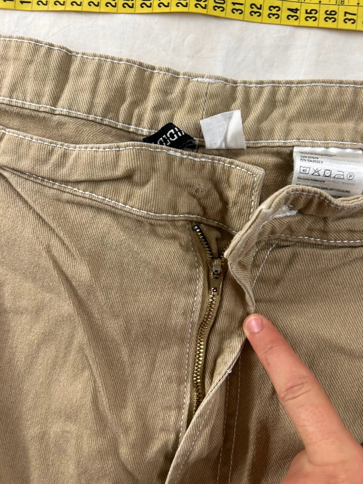 Short jeans bege H&M Divided tamanho – photo 8